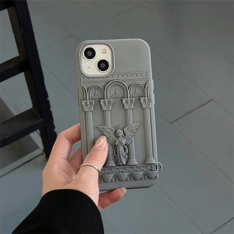 Coque smartphone sculpture gothique – Motif antique et baroque – Image 3