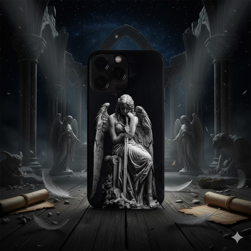Coque smartphone sculpture gothique – Motif antique et baroque