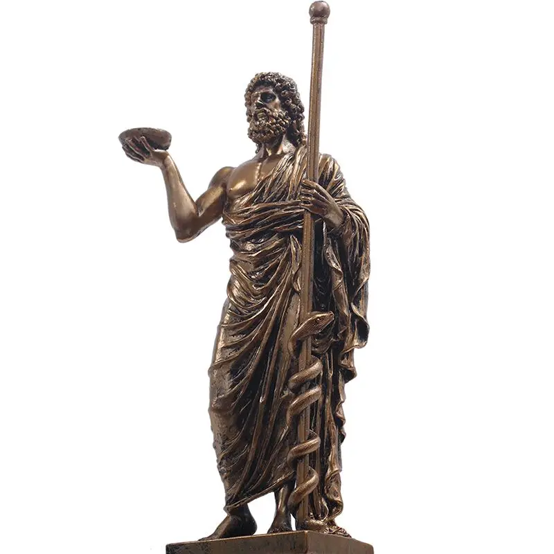 Zeus au sceptre – statue grecque bronze 31 cm
