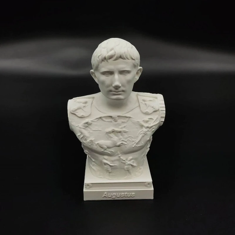 Buste romain Auguste – figurine antique 10 cm