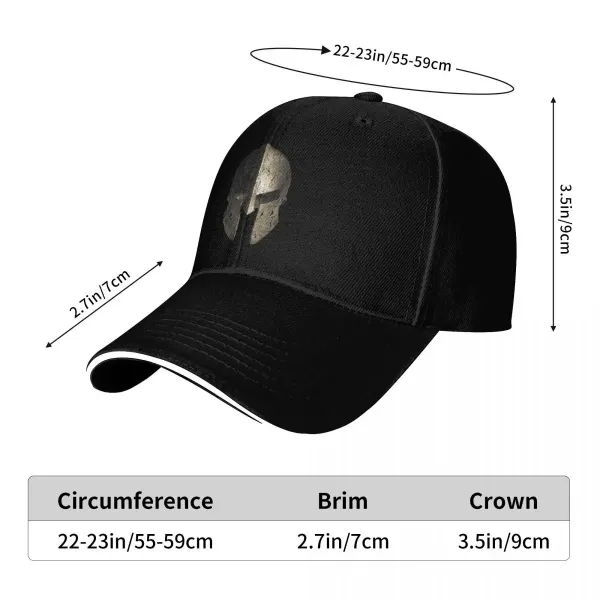 Casquette spartiate noire – casque guerrier à effet patiné – Image 4