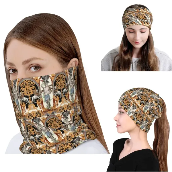 Tour de cou Apollon – foulard multifonction à motif mythologique
