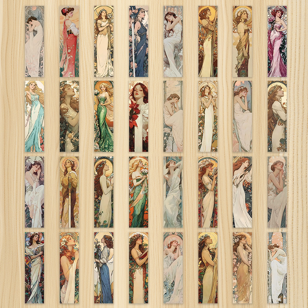 Lot de 64 marque-pages illustrés inspirés de la mythologie