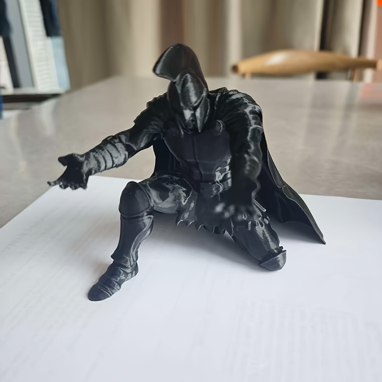 Porte-stylo guerrier spartiate noir