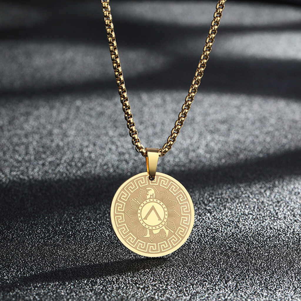 Pendentif talisman d Achille - collier heros grec