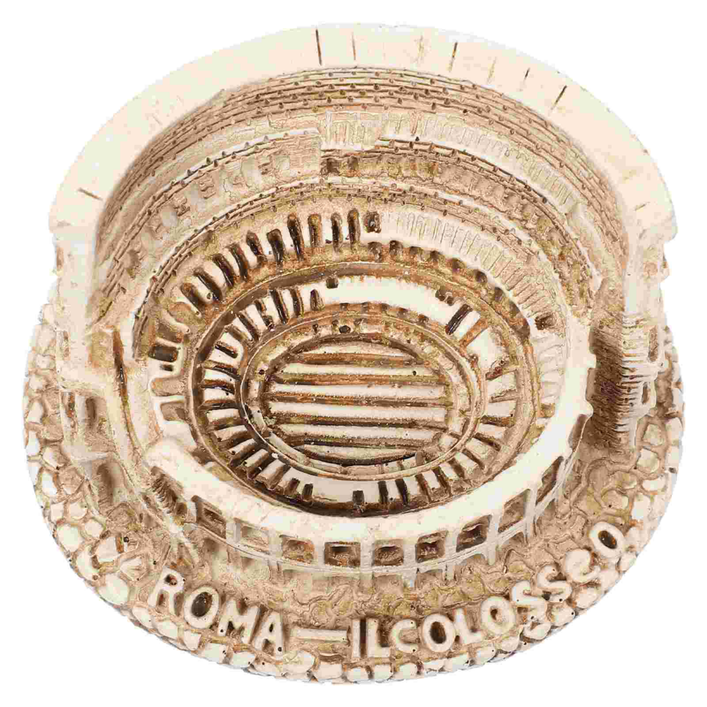 Colisée romain miniature – modèle 7,5 × 6,5 × 4,5 cm