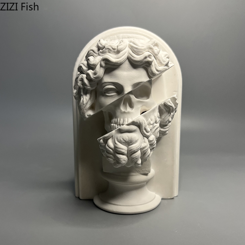 Statue de Zeus en plâtre – décoration mythologie grecque