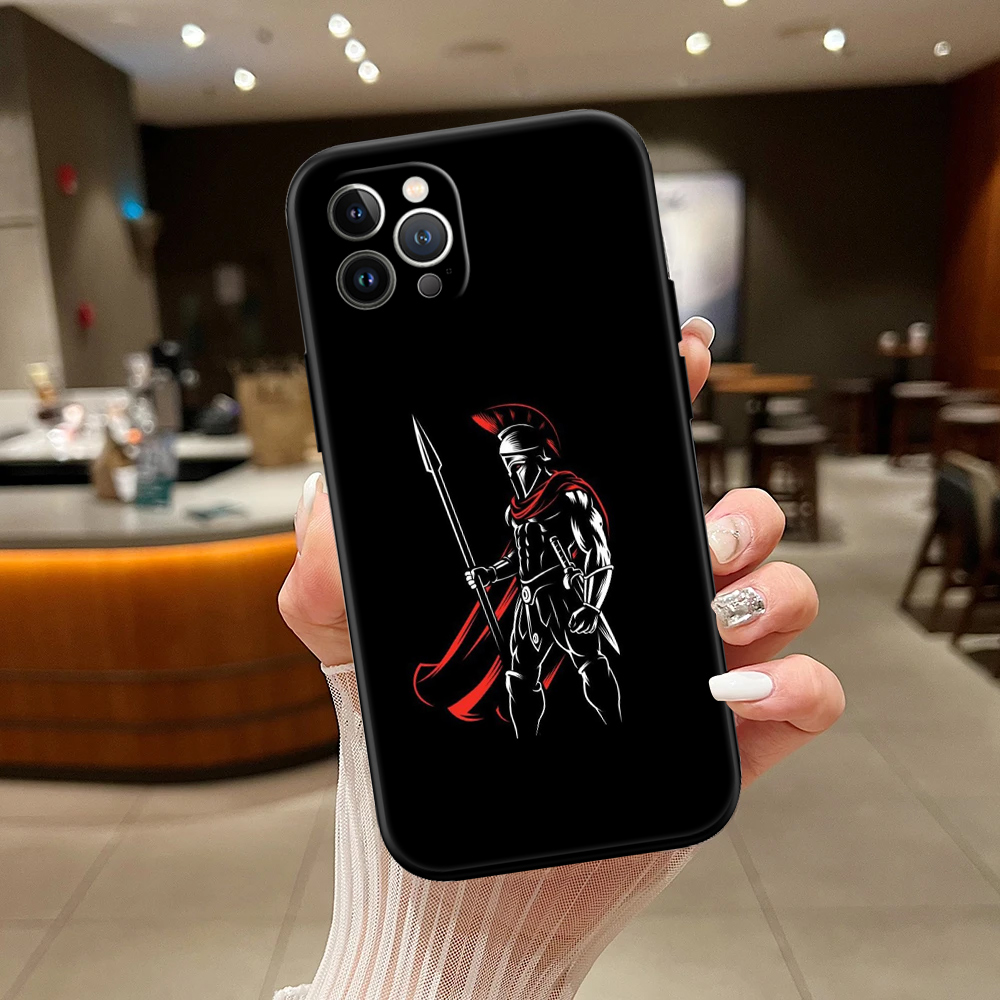 Coque de téléphone avec guerrier spartiate au glaive